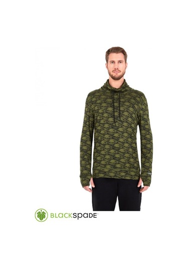 BLACKSPADE Sweatshirt Yeşil L