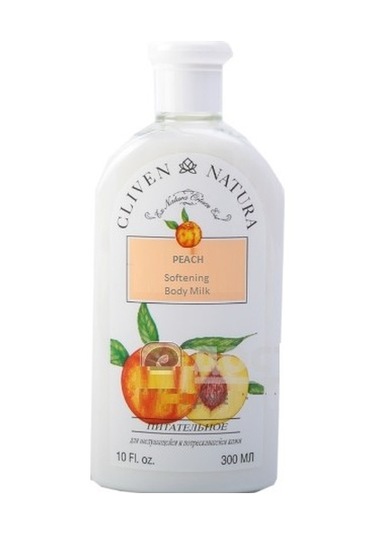 Cliven Natura Peach Softening Body Milk 300 ML