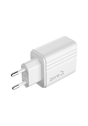 Alan Tech Play Serisi Pl1 Lightning 2in1 Seyahat Şarj Aleti 12w - Beyaz Beyaz