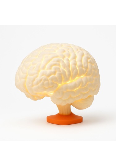Brain Lamp Gerçek Ölçekli Beyin Şeklinde Masa Lambası