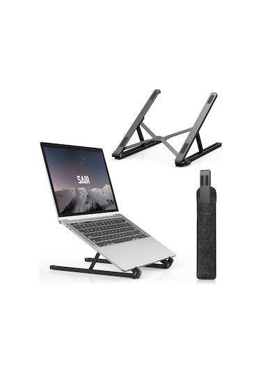 Bix Saiji X2 Taşıma Çantalı Alüminyum Notebook Laptop Standı