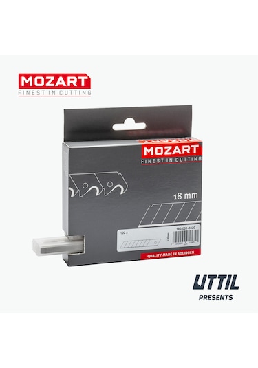 Mozart Blades 980.050 Segmentsiz 18mm 100 Adet Yedek Bıçak