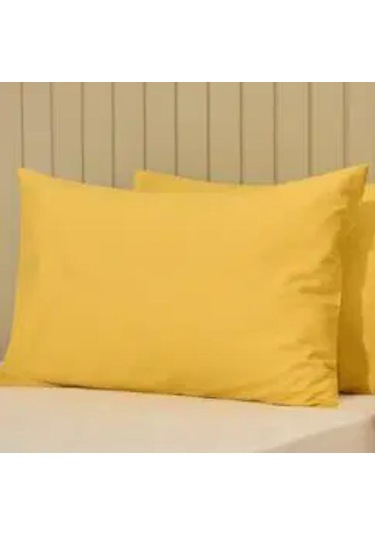 50x70cm 2adet %100 Cotton Yastık Kılıfı Sarı