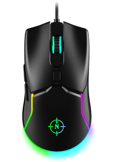 North Air Black Kablolu RGB Profesyonel Optik Oyuncu Mouse