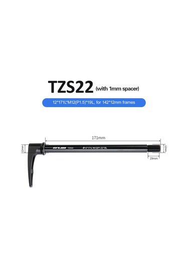 12mm Mtb Bisiklet Thru Aks Şaft Arka Hub Çengelleri Bisiklet Tekerlek Eksen Hub Şaft Çok Renkli