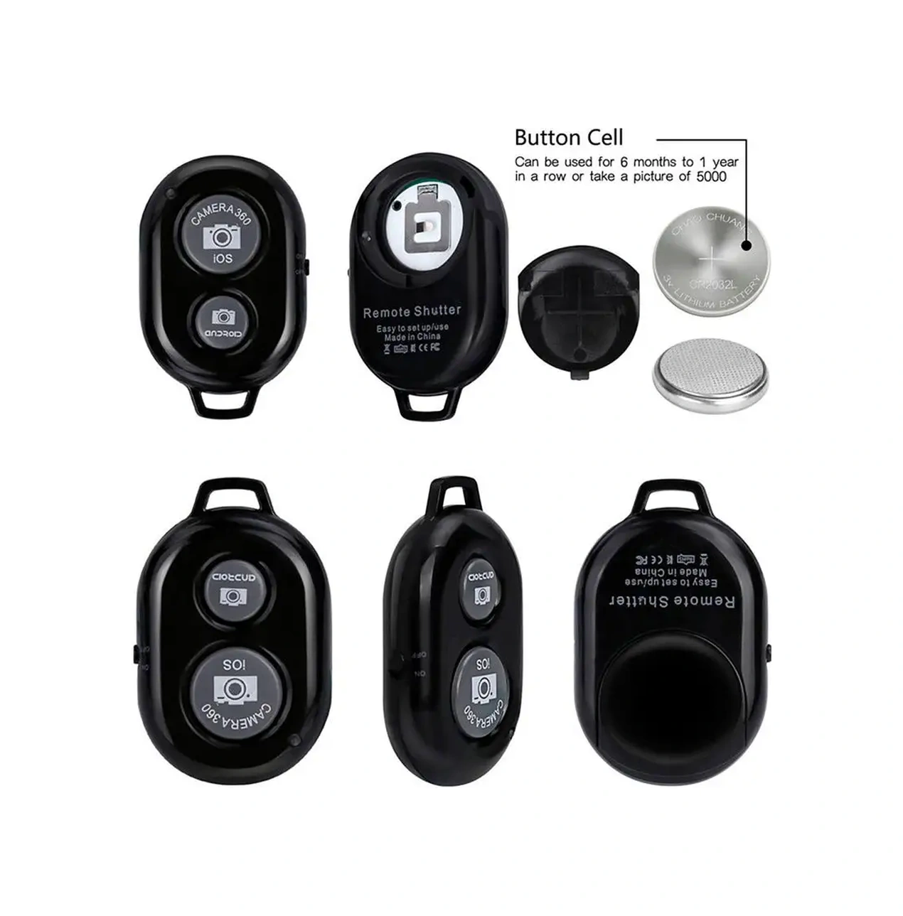 Bravus Bluetooth Kumandası Uzaktan Selfie Çekimi İçin Düğme 18578633