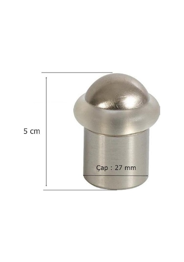 5 Adet Lüx Kapı Yer Zemin Tamponu Stoper Saten 5 Cm