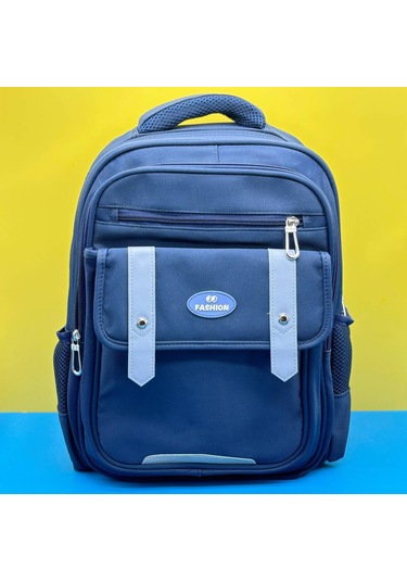 İlkokul Ve Ortaokul Öğrencileri İçin Basit Okul Çantası - Mavi