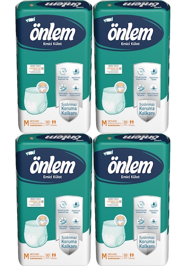 Önlem Yetişkin Emici Külot Bezi Orta Boy ( Medium ) 4 x 30'lu