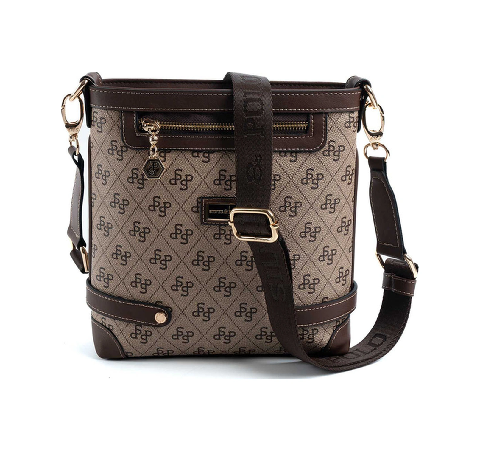 Silver Polo Kadın Çapraz Çanta 1120 Koyu Bej