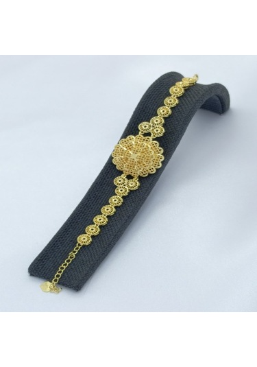 Yeni Sezon Vip Özel Seri Paslanmaz Çelik İşlemeli Altın Kaplama Kadın Bileklik Gold