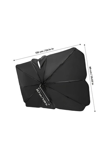 Chuangyinshop Tesla Model 3 Y 360 Derece Güneşlik Katlanır Uv Korumalı Oto Aksesuarı Sku12345678