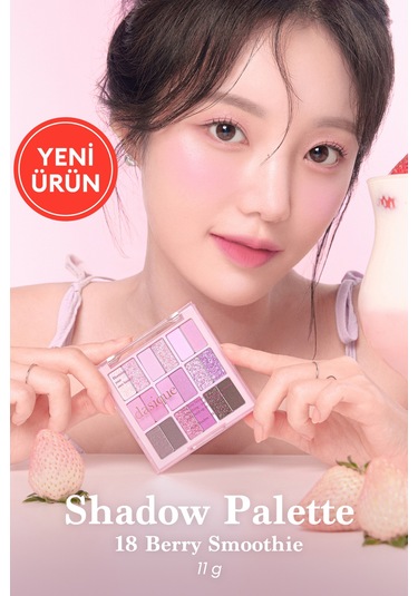 Dasique Mat Ve Işıltılı Renk Seçenekleri Sunan Far Paleti Shadow Palette 18 Berry Smoothie 18 Berry Smoothie