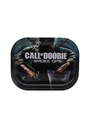 Küçük Metal Tepsi Call Of Doobie Mavi