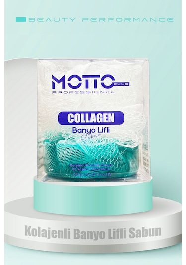 Motto Plus Kolajen Özlü Banyo Lifli Sabun 130 G
