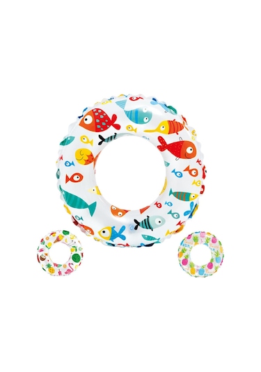 Desenli Lüks Simit 51 Cm İntex - 59230