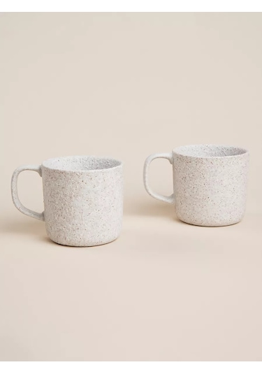 Sl Home Çay Ve Kahve Kupaları 2 Adet 280 Ml, Seramik Hediye 237894715 Beyaz