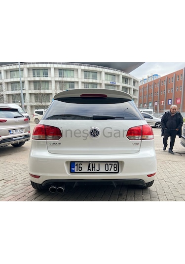 Golf 6 Gtı Difüzör Parlak Siyah