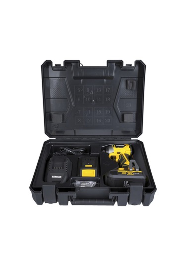 Rtrmax RTX3050 Şarjlı Torklu Vidalama Kömürsüz 230Nm 2x4 Ah Plus Çift Akü Hızlı Şarj X-Lion