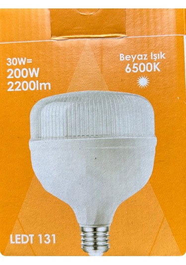 4 Adet Osaka 30w 200w 6500k Beyaz Işık E27 Duylu Kalın Duy Torch Led Ampul Yeni Model