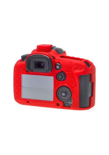 Easycover Canon 7D Mark II Silikon Kılıf Ecc7Dr2 (Kırmızı)