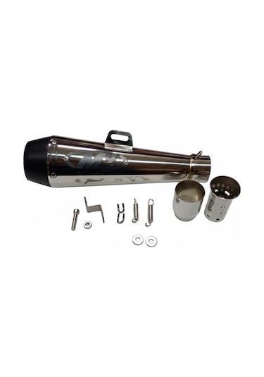M4-350x51mm Modifiye Egzoz Gümüş