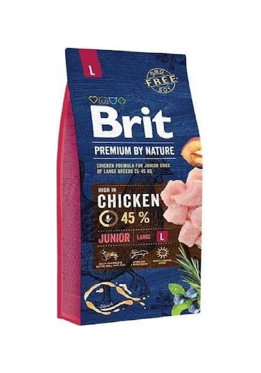 Brit Premium Tavuklu Büyük Irk Yavru Köpek Maması 15 KG