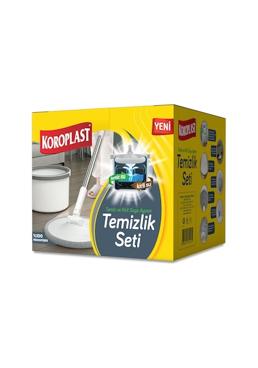 Koroplast Temiz ve Kirli Suyu Ayıran Temizlik Seti