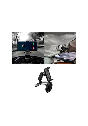 Seametal Araç Telefonu Tutucu Dağı Cep Telefonu Braketi Desteği Araba Ayna Akıllı Telefon Montaj Standı İphone Samsung Xiaomi Huawei