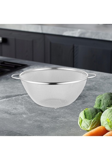 Homyl Paslanmaz Çelik Süzgeç Çok Amaçlı Kolay Gümüş