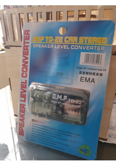 Rca Deck Çevirici Amfi Tetikleyicili Level Converter Omp Td22