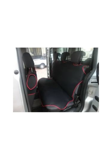 Oto Atlet Kılıf Ön Ve Arka Komple Set Kırmızı-Siyah