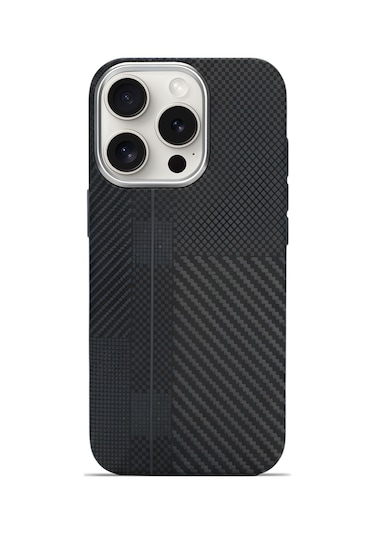 Aether Carbon Apple Uyumlu iPhone 15 Magsafe Karbon Kılıf Shadow Matrix Shadow Matrix