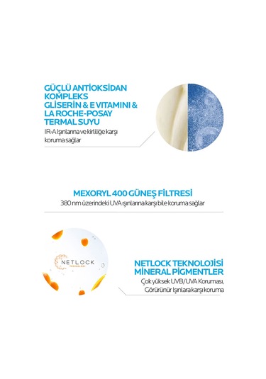 La Roche Posay Anthelios Uvmune Fluide Yüksek Korumalı Renkli Yüz Güneş Kremi SPF50+ 50 ML