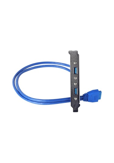 Pazly Usb 3.0 Çift Portlu Pcı Braket Kablosu - Anakarttan Kasaya 20pin Adaptör Kablo
