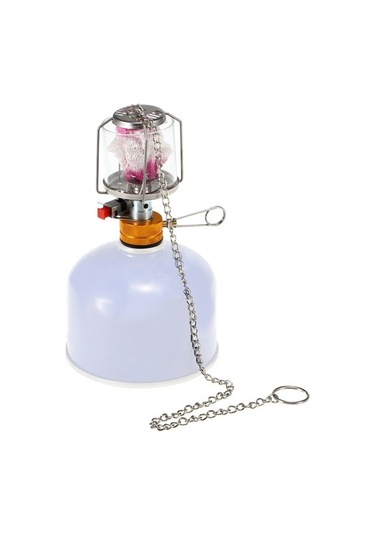 Szypzstore Açık Kamp Gaz Fener Piezo Ateşleme Taşınabilir Mini Çadır Lambası Işık Ekipmanları Pişirme Aksesuarları 08k39q Gümüş