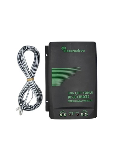 Çift Yönlü Dc-dc 30a Akü Şarj Kontrol Cihazı + Ekran Takviye Modlu