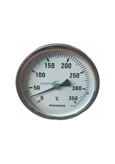 63 MM 350 C Derece 10 Cm Dalma Boylu Pizza. Fırın Termometresi Pakkens