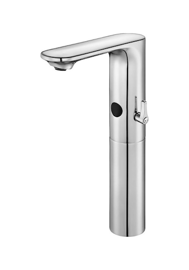 Eca 108108036 Compact Pilli Çift Su Girişli Yüksek Tip Fotoselli Lavabo Bataryası