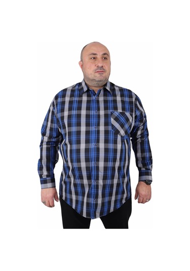 Starbattal Büyük Beden Erkek Cepli Gömlek Viento 23368 SAKS