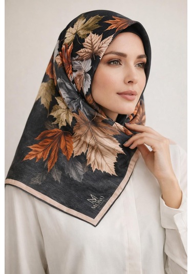 Mono Soft Pamuk Eşarp-06109 Siyah