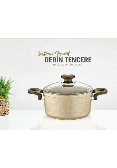 Gülsan Safran Granit Derin Tencere 20 CM