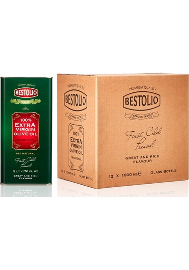 Alhatoğlu Bestolio Naturel Sızma Zeytinyağı Teneke 4 x 5 L