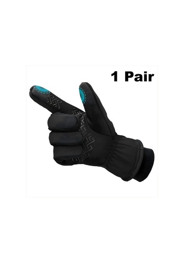 Willowhaven Siyah Kışlık Dokunmatik Eldiven, Kayak Koşu Bisiklet Siyah