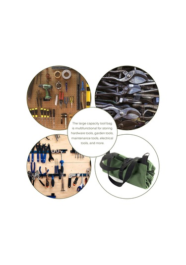 Tenfowee Çok Amaçlı 5 Cep Fermuarlı Keten Araç Çantası - Taşınabilir Araç Organizer