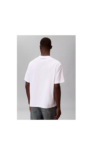 Calvin Klein Erkek T Shirt Lv04rf818g Yaf Beyaz Beyaz Calvin Klein Erkek T Shirt Lv04rf818g Yaf Beyaz Beyaz