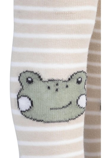 Frog 6-18 Ay Bebek Erkek Külotlu Çorap - Yeşil 12 Ay Yeşil
