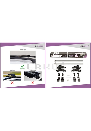 Erkul Renault-Megane 3 Sw 2009-2016 Ara Atkı Skybar V1 Gri