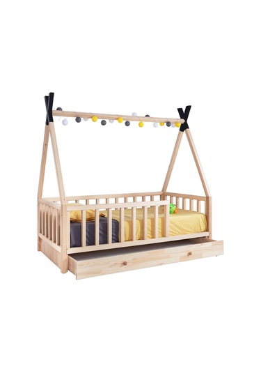 Kızılderili Montessori Yavru Yataklı 90 x 190