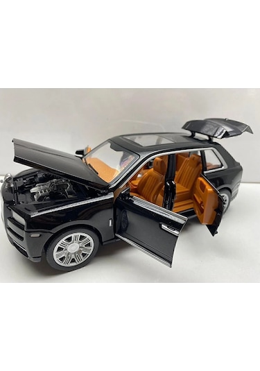 Metal Model Araba 23 Cm Rolls Royce Cullinan Sesli Işıklı Oyuncak Roys-roys